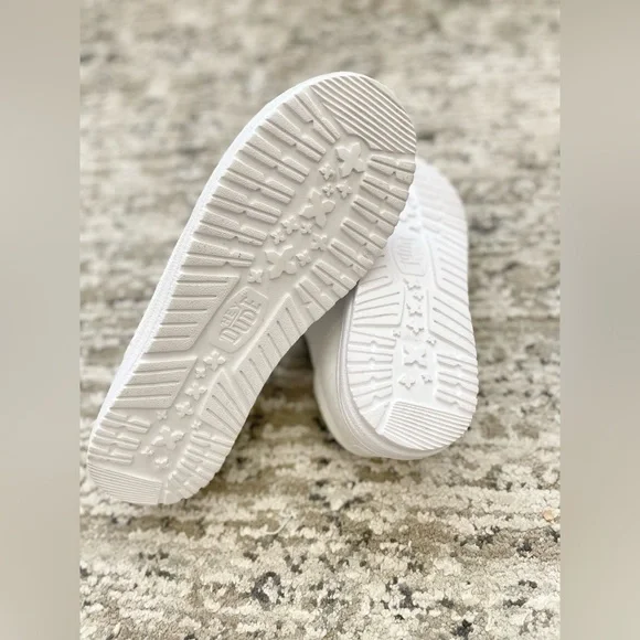 Hey Dude‎ Wendy Funk Mono White Womens Comfort Shoes Lightweight - Picture 5 of 9